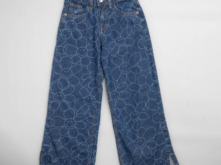 بنطلون أطفال بناتي جينز Wide-Leg