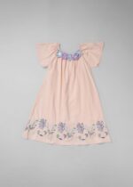 Kids Girl Flowers Embroidery Dress