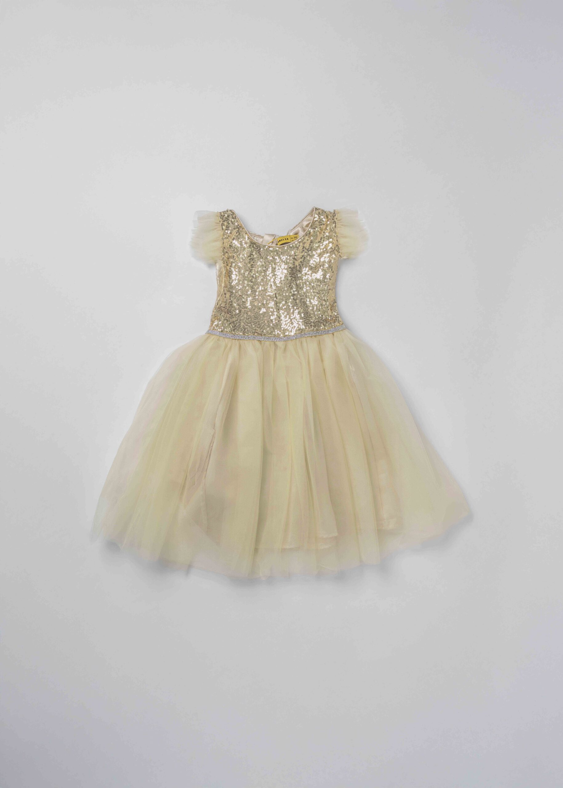 6125409014832-a Kids Girl Glittery Long Dress - Image 1