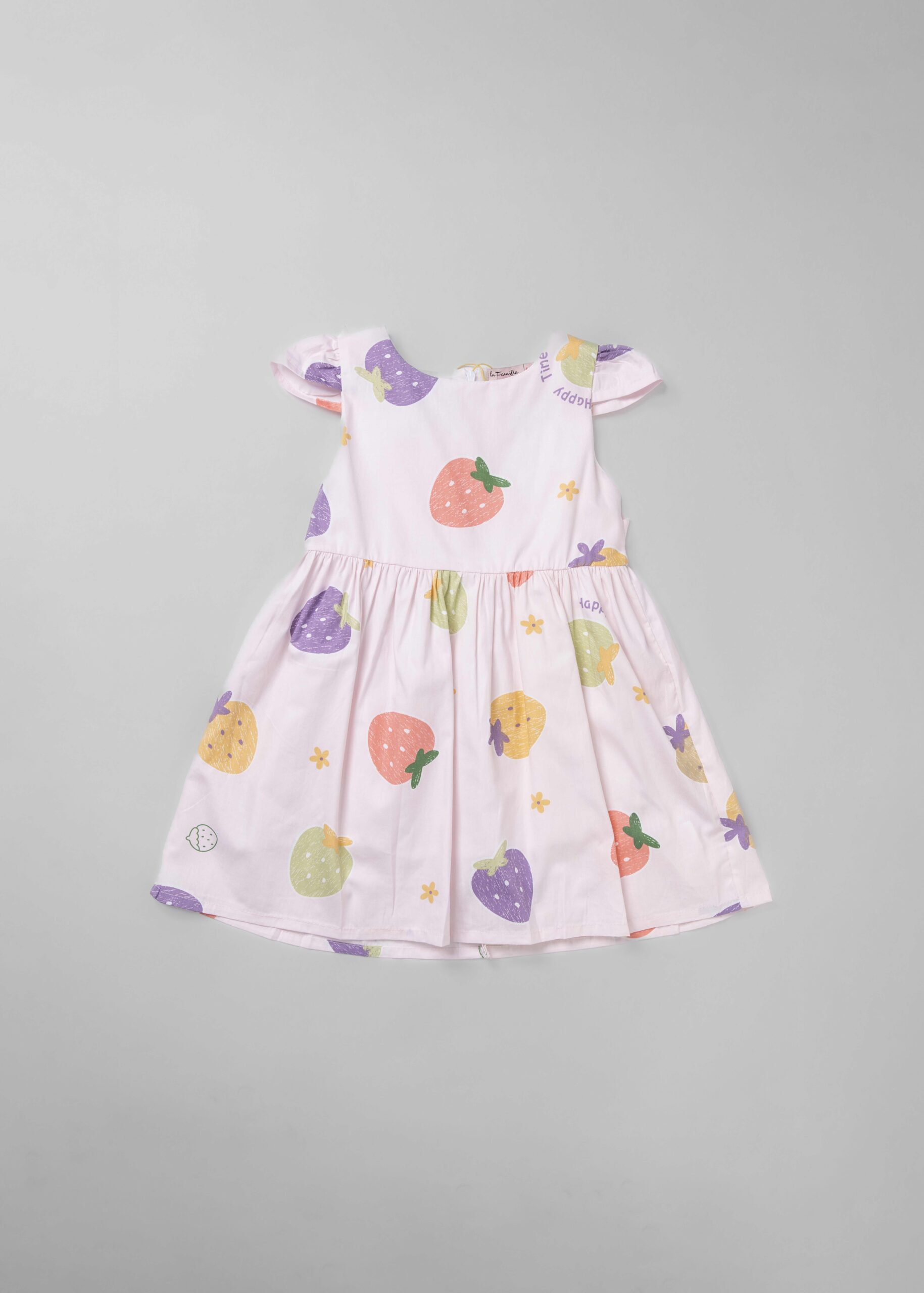 6125409062713-a Kids Girl Strawberry Dress - Image 1