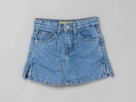 Kids Girl Jeans Skirt-Short