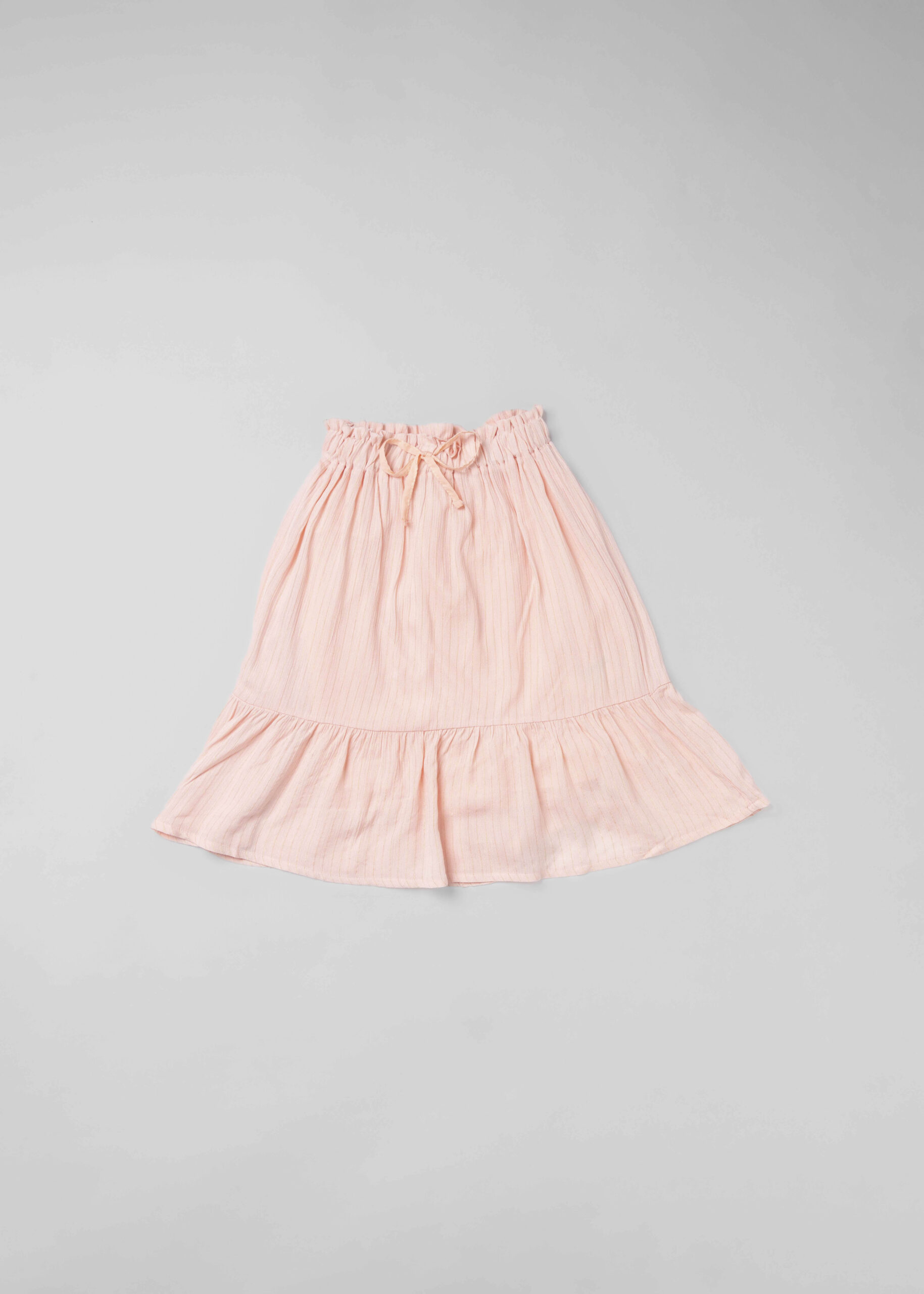 6125411019913-a Kids Girl Striped Long Skirt - Image 1