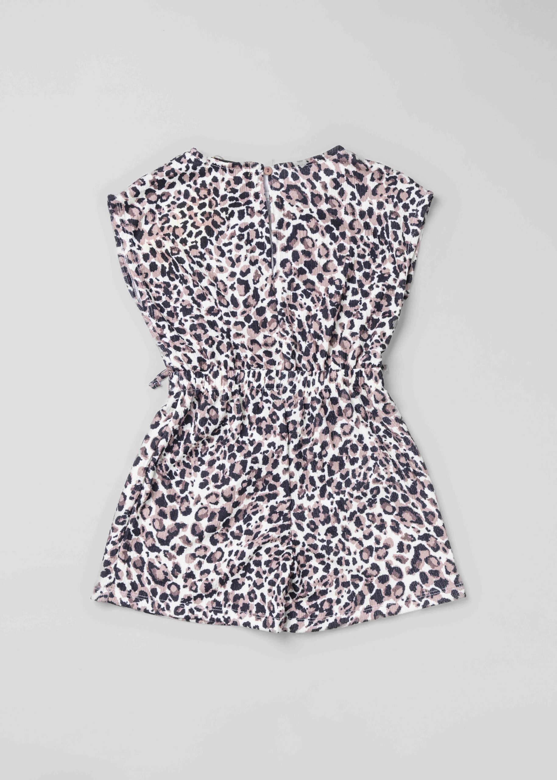 6125412003948-a Kids Girl Printed Overall - Image 1