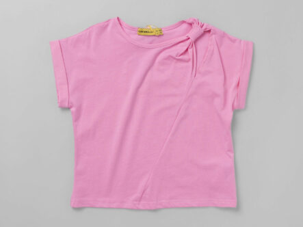 Kids Girl Bow Design T-Shirt