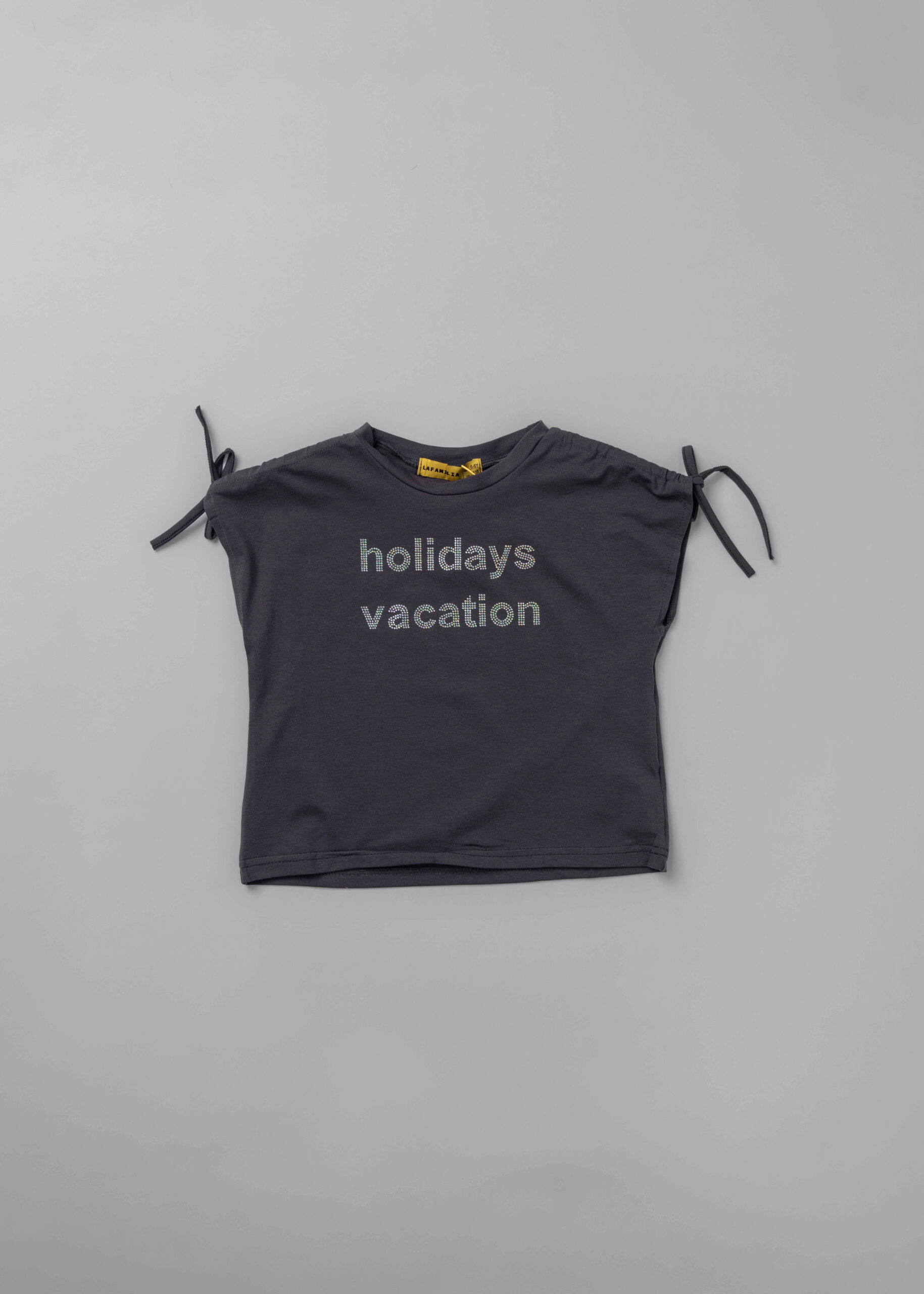 6125416012218-a Kids Girl "Holidays Vacation" Printed T-Shirt - Image 1