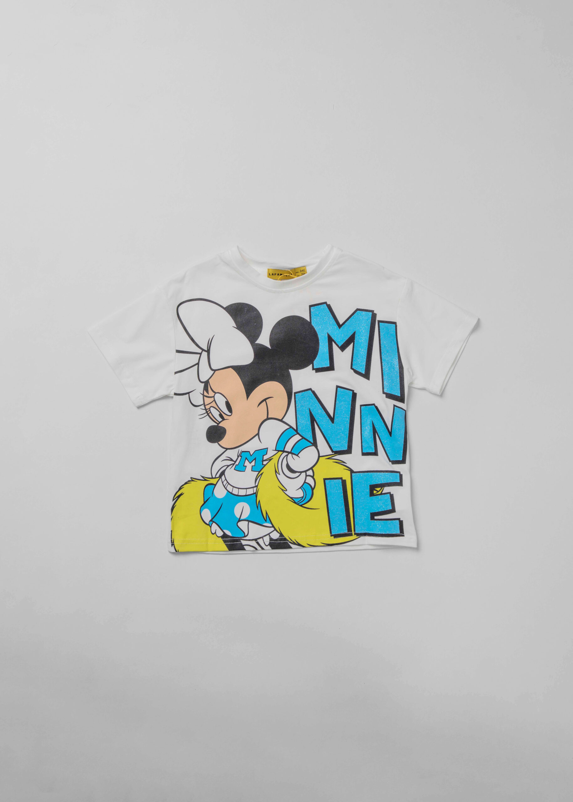6125416041704-a Kids Girl Minnie Mouse Printed T-Shirt - Image 1
