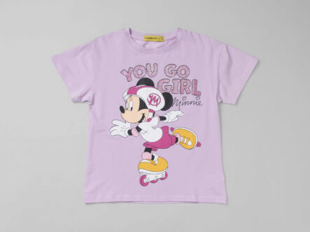 Kids Girl Minnie Mouse Printed T-Shirt