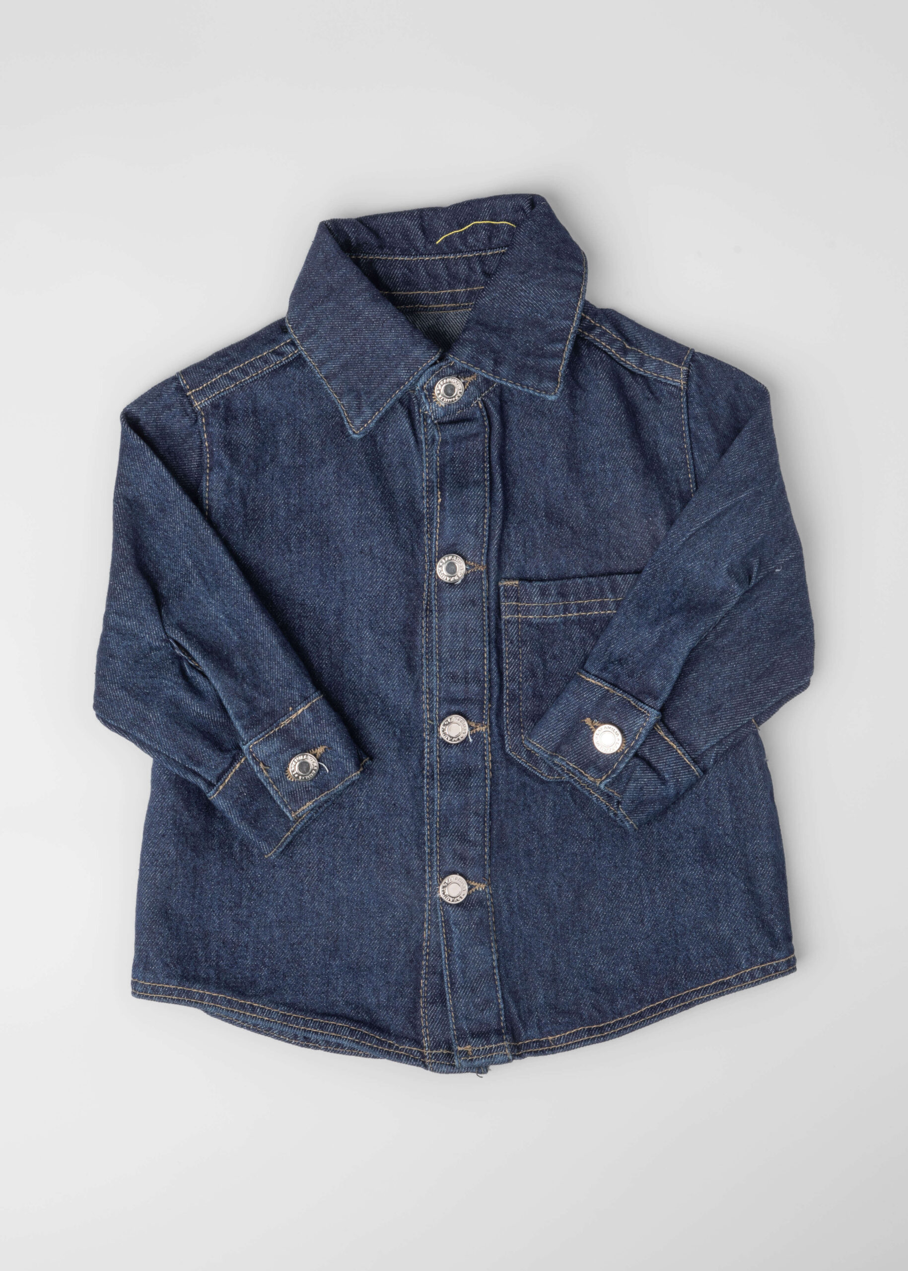 6125504039310-a قميص أطفال بيبي ولادي جينز - الصورة 1