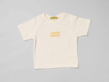 Baby Boy "Keep Ready" Printed T-Shirt