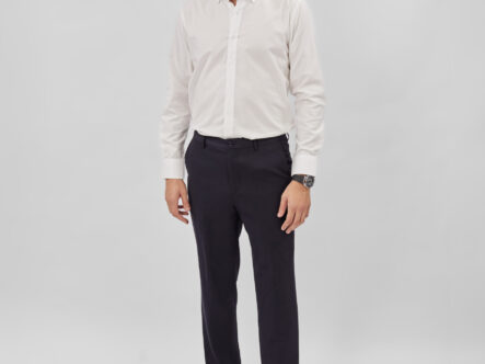قميص رجالي سادة Slim-Fit