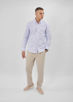 ⁦قميص رجالي مخطط Slim-Fit⁩ - الصورة ⁦2⁩