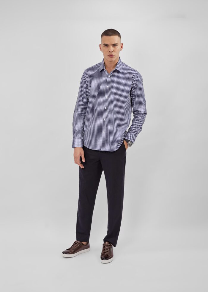 ⁦قميص رجالي بنقش Slim-Fit⁩ - الصورة ⁦2⁩