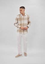 ⁦قميص رجالي كاروهات Slim-Fit⁩ - الصورة ⁦2⁩