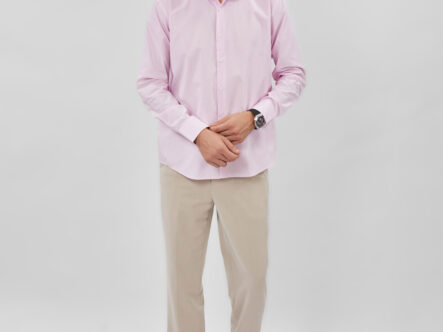 قميص رجالي منقط Slim-Fit