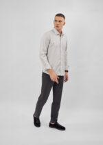 ⁦قميص رجالي سادة Slim-Fit⁩ - الصورة ⁦2⁩