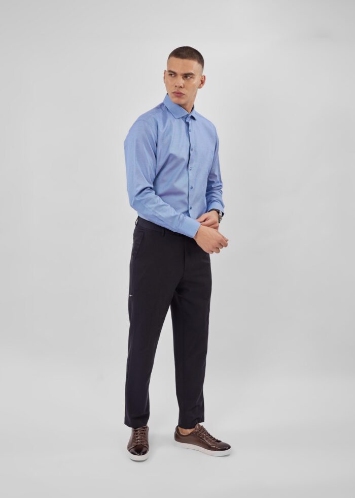 ⁦قميص رجالي بنقش Slim-Fit⁩ - الصورة ⁦2⁩