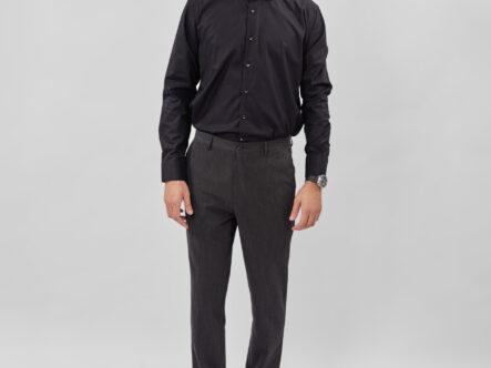 قميص رجالي سادة Slim-Fit