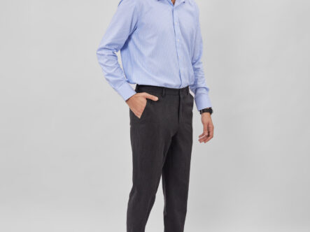 قميص رجالي مخطط Slim-Fit