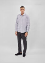 قميص رجالي مخطط Slim-Fit