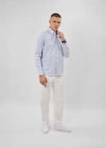 ⁦قميص رجالي مخطط Slim-Fit⁩ - الصورة ⁦2⁩