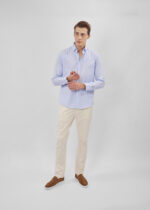 ⁦قميص رجالي مخطط Slim-Fit⁩ - الصورة ⁦2⁩