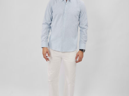 قميص رجالي مخطط Slim-Fit