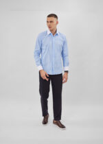 قميص رجالي مخطط Slim-Fit