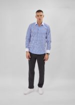قميص رجالي مخطط Slim-Fit