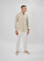 ⁦قميص رجالي سادة Slim-Fit⁩ - الصورة ⁦2⁩