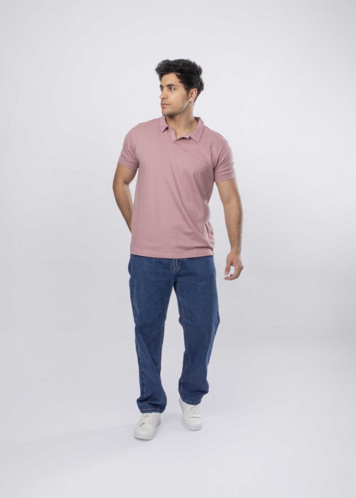 Men Plain Polo Shirt - Image 1