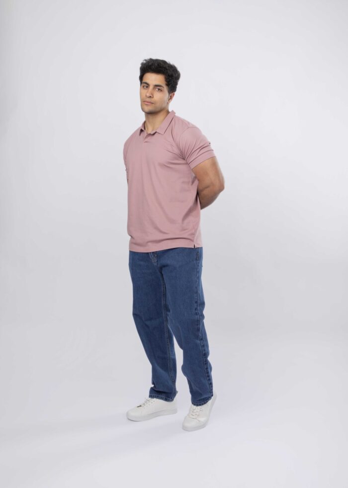 Men Plain Polo Shirt - Image 2