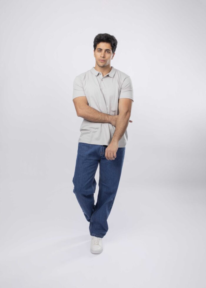 Men Plain Polo Shirt - Image 2