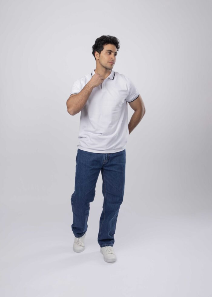 Men Plain Polo Shirt - Image 2