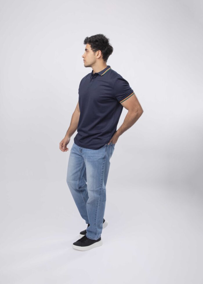 Men Plain Polo Shirt - Image 2