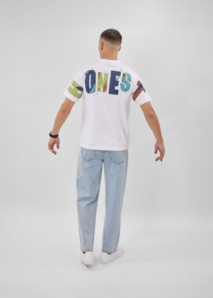 Men "Honest" Printed T-Shirt - Image 2