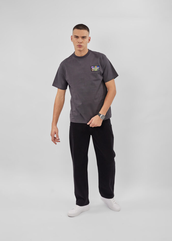 Men "Hello!" Printed T-Shirt - Image 2