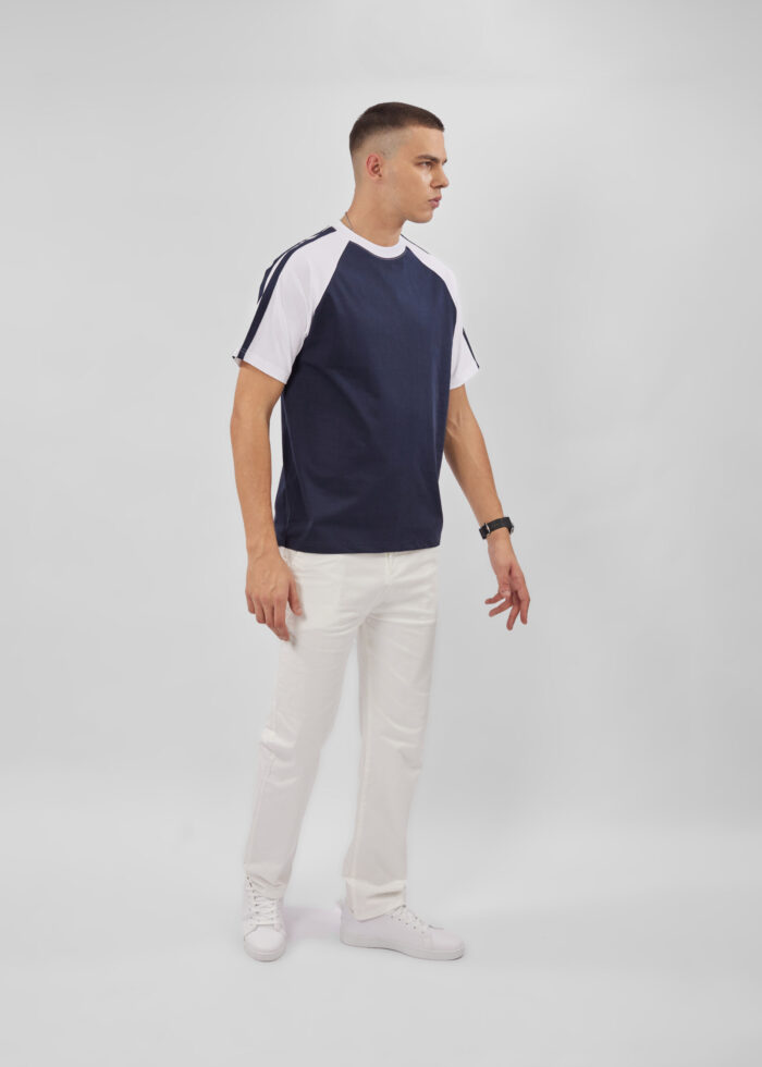 Men Color-Block T-Shirt - Image 2