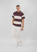 Men Striped Polo Shirt