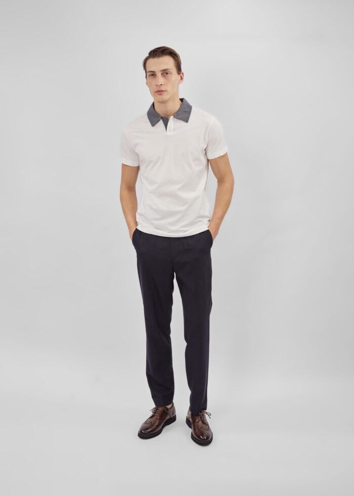 Men Color-Block Polo Shirt - Image 2