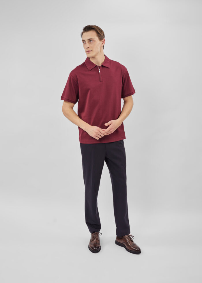 Men Plain Polo Shirt - Image 2