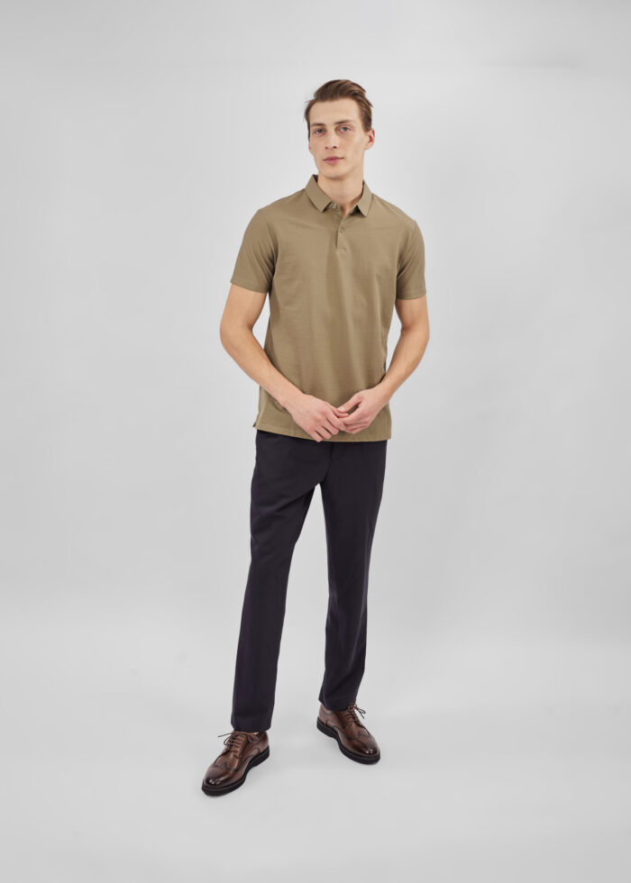 Men Plain Polo Shirt - Image 2