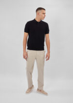 Men Knitted Striped T-Shirt - Image 2
