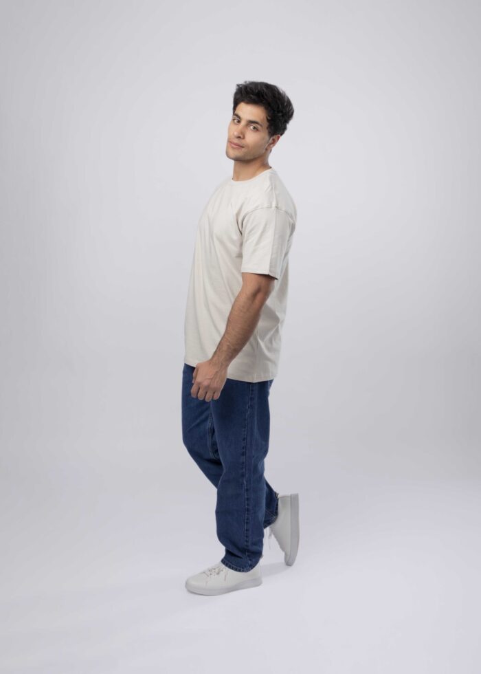 Men Plain Basic Regular T-Shirt - Image 2