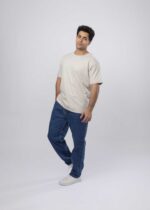 تيشيرت رجالي سادة بيسك Oversize