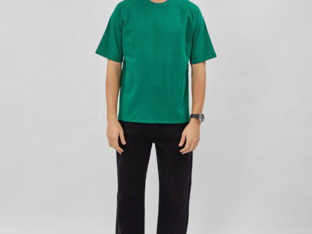 Men Striped Fabric T-Shirt
