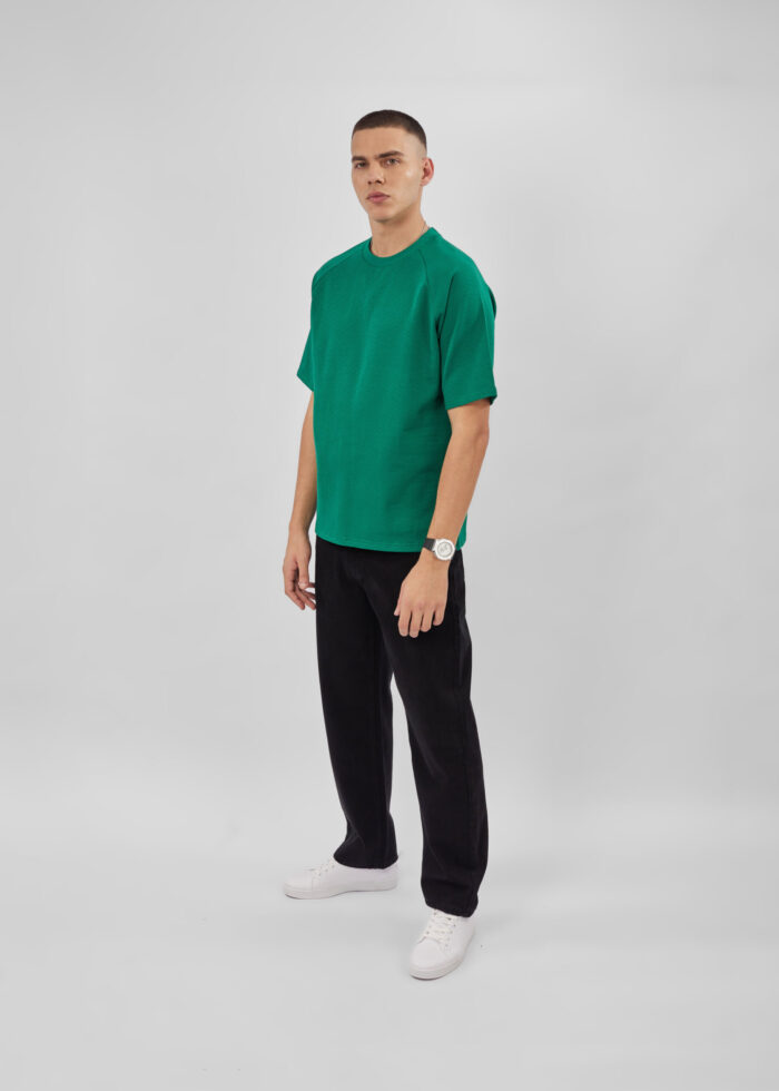 Men Striped Fabric T-Shirt - Image 2