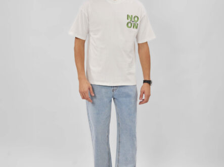 Men "NO, ON" Printed T-Shirt