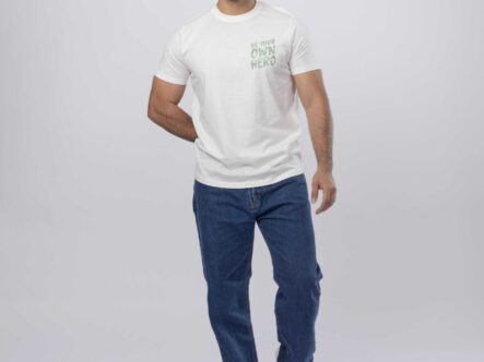 Men "Be Your Own Hero" Printed T-Shirt