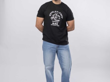 Men "Stay in Nature" Printed T-Shirt