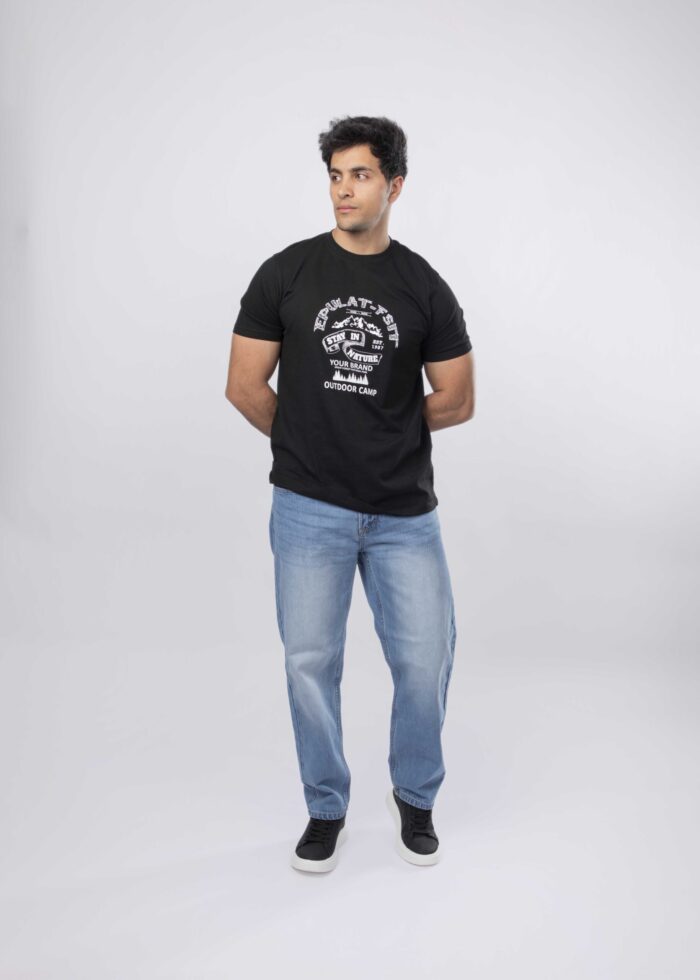 Men "Stay in Nature" Printed T-Shirt - Image 1